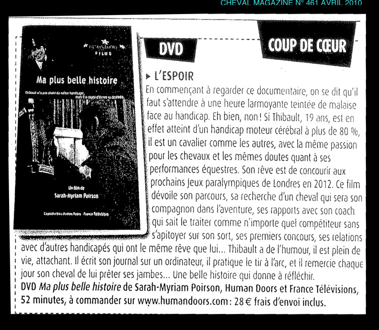 presse Human Doors production et réalisation de films